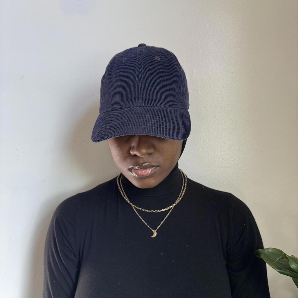 Vintage-Style unisex Newhattan navy Corduroy Dad Hat one size